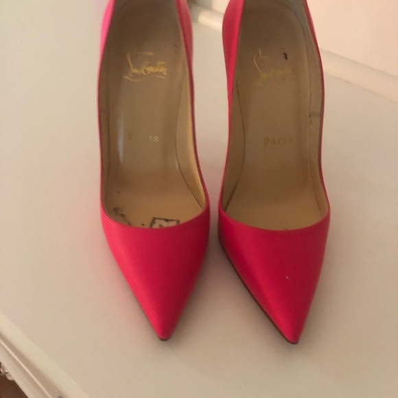 Hot pink worn once Christian louboutins - Picture 7 of 8